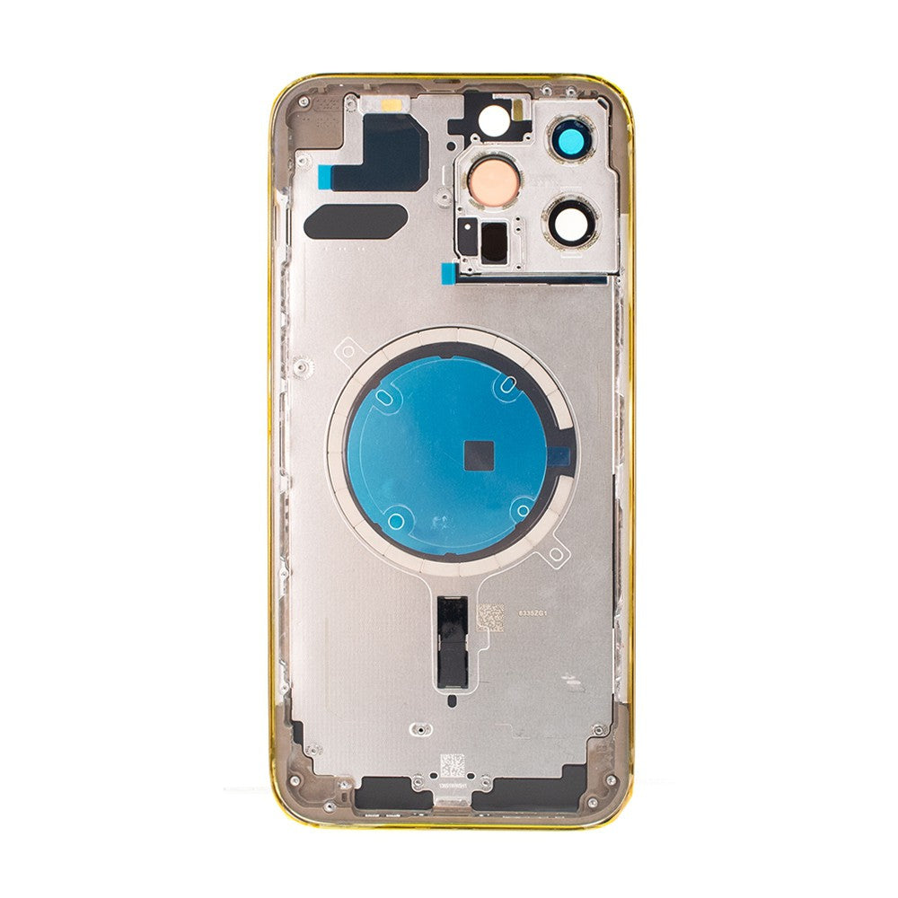 Rear Housing for iPhone 13 Pro Max (NO LOGO)-Gold Rear Housing for iPhone 13 Pro Max (NO LOGO)-Gold